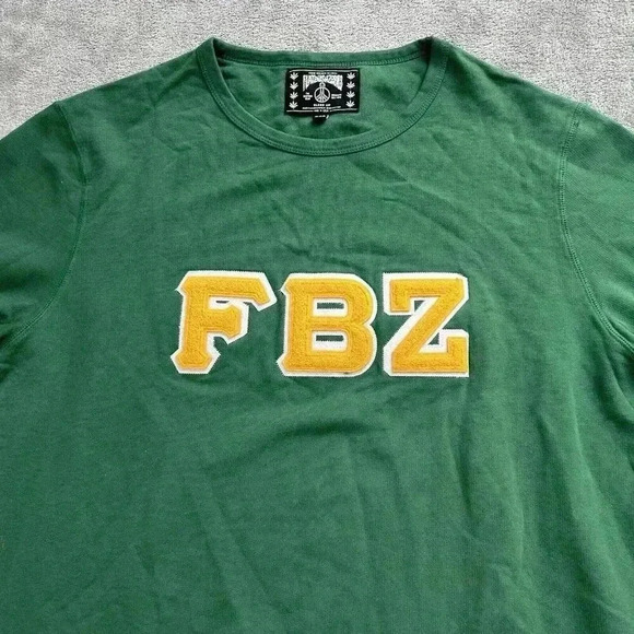 Flatbush Zombie Sweatshirt Mens Size XXL Green Collegiate Crewneck Pullover FBZ - Picture 4 of 10
